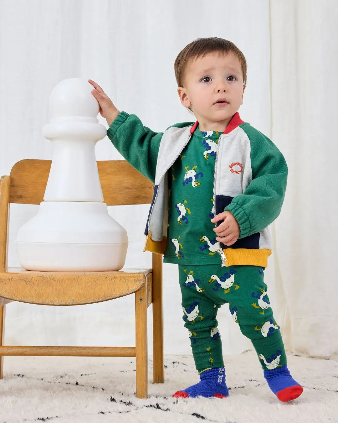 BOBO CHOSES - koszulka niemowlęca z długim rękawem La Oca All Over BOBO CHOSES - koszulka niemowlęca z długim rękawem La Oca All Over