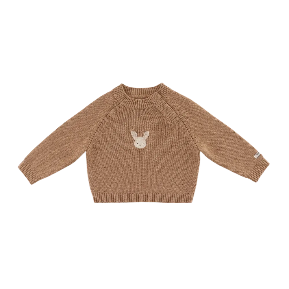 Donsje - sweter niemowlęcy z wełny merino Sibbe Fluffy Bunny