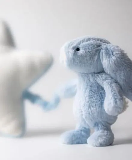 Jellycat - króliczek z gwiazdką i pozytywką niebieski 30 cm Jellycat - króliczek z gwiazdką i pozytywką niebieski 30 cm