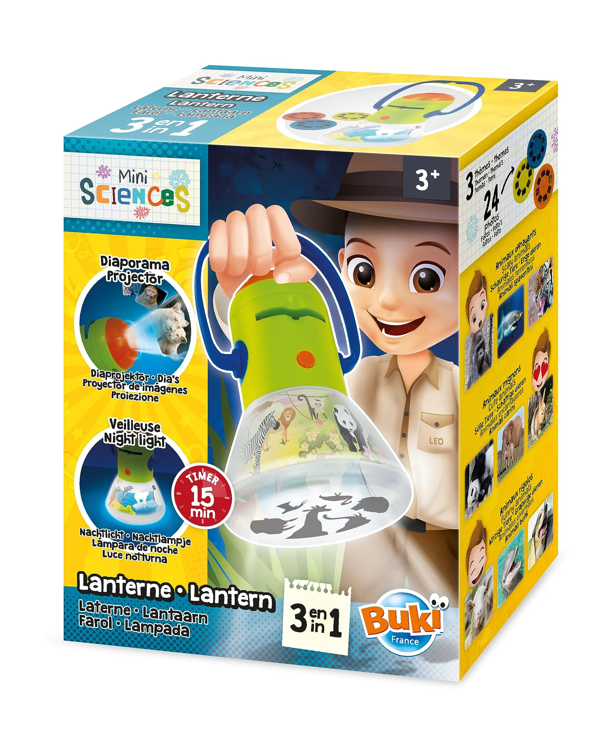 Buki - latarka z projektorem 3w1 Mini Sciences Buki - latarka z projektorem 3w1 Mini Sciences