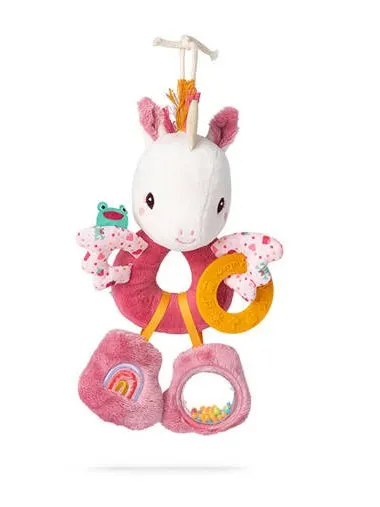 Lilliputiens - grzechotka wielofunkcyjna Jednorożec Lena 9 m+