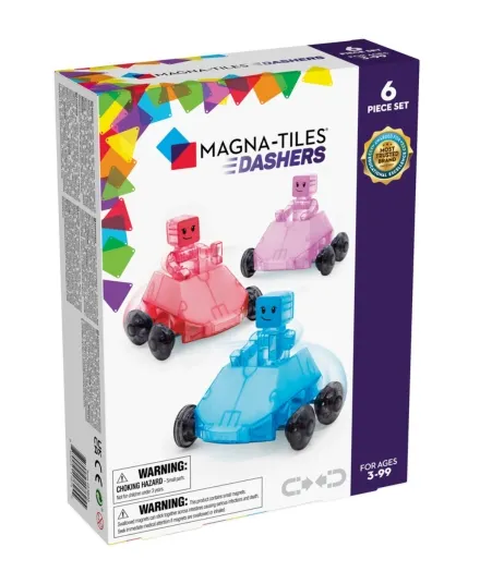 Magna-Tiles - magnetyczne samochodziki Dashers 6 elementów