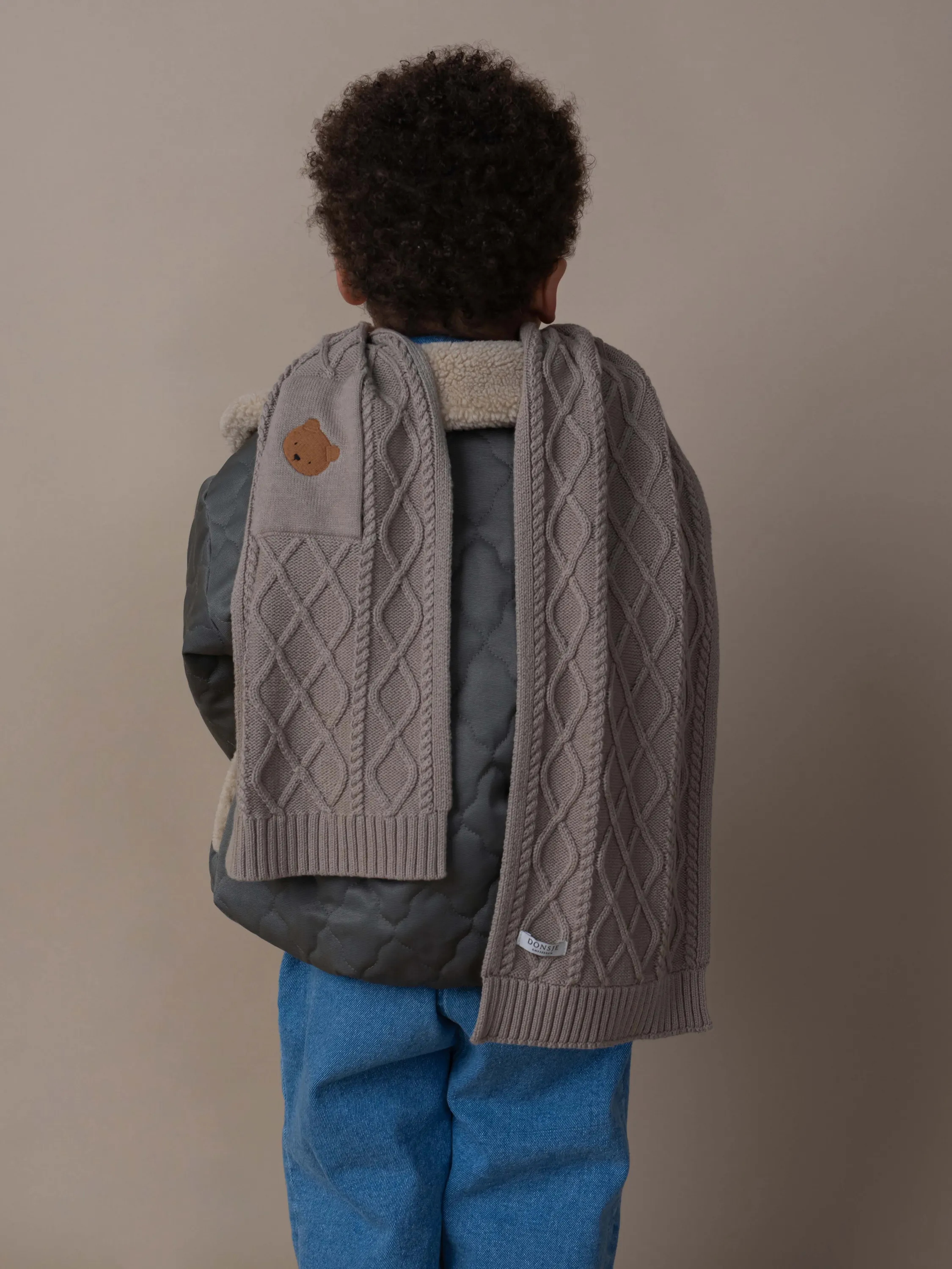 Donsje - szalik Aatos Scarf Taupe Donsje - szalik Aatos Scarf Taupe