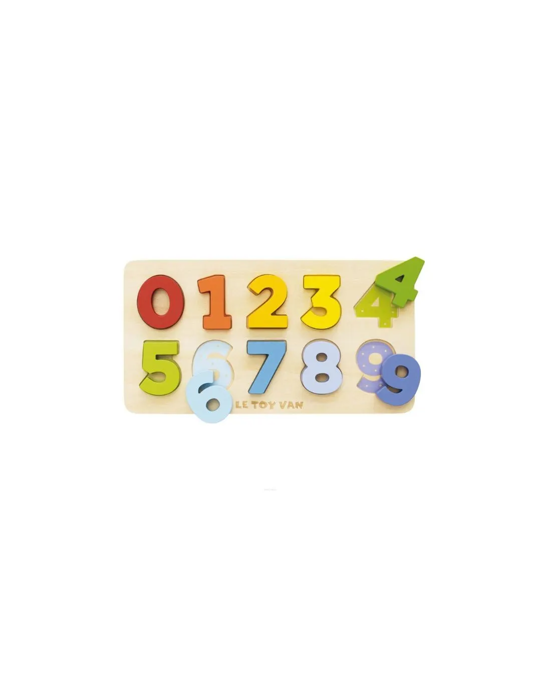 Le Toy Van - Drewniane cyferki zabawka edukacyjna dla dzieci sorter kształtów Le Toy Van - Drewniane cyferki zabawka edukacyjna dla dzieci sorter kształtów