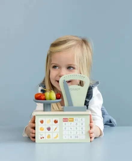 Little Dutch - drewniana waga sklepowa dla dzieci 