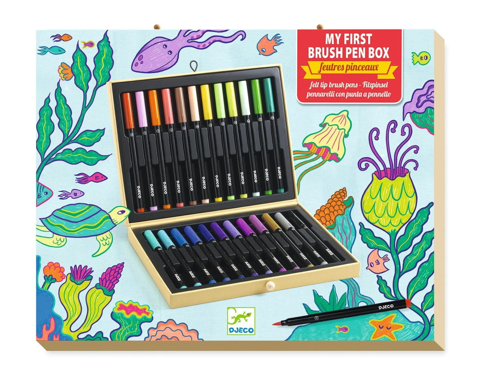 Djeco - zestaw mazaków dla dzieci 24 kolory