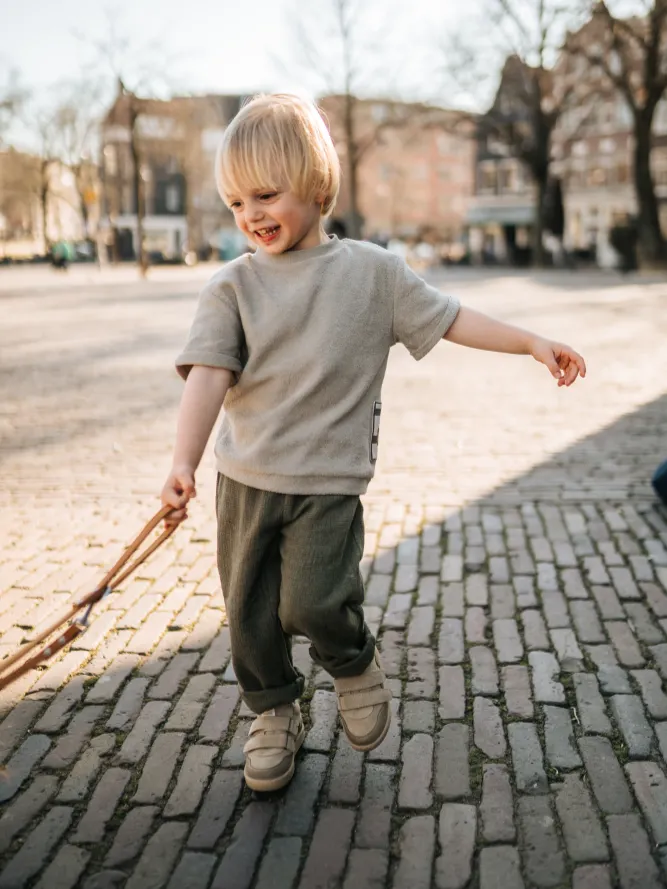 Donsje - spodnie dziecięce Istian Moss Green