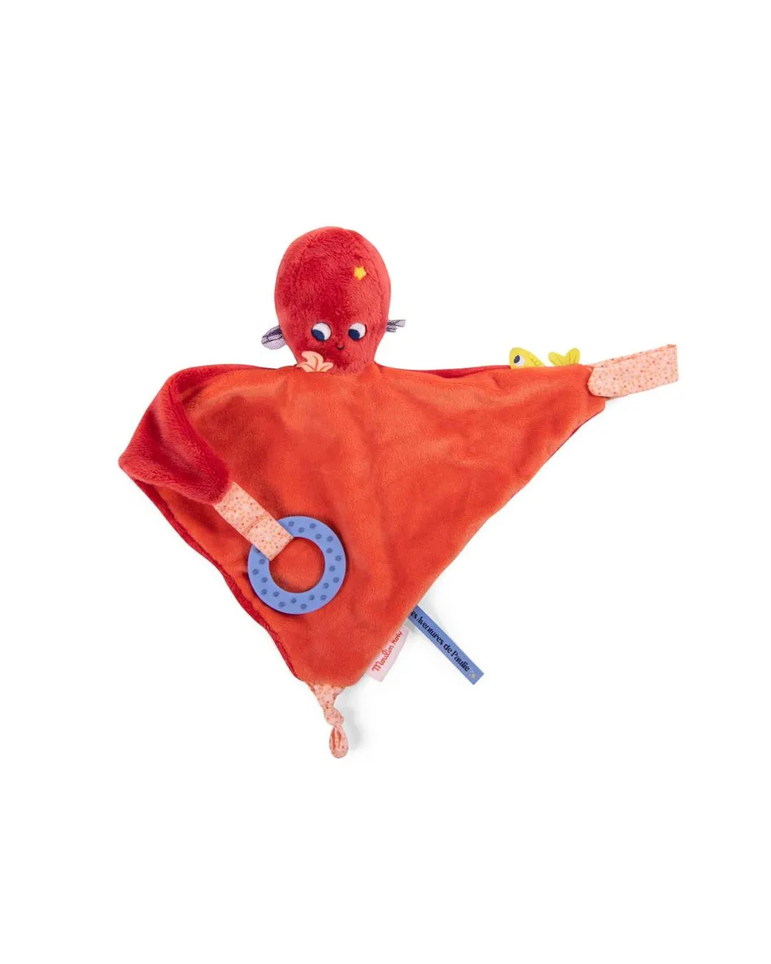 Moulin Roty - Maskotka / przytulaczek z gryzakiem Ośmiornica 27 cm Moulin Roty - Maskotka / przytulaczek z gryzakiem Ośmiornica 27 cm