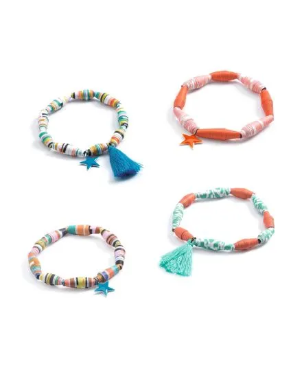 Djeco - zestaw zrób to sam - biżuteria bransoletki Djeco - zestaw zrób to sam - biżuteria bransoletki