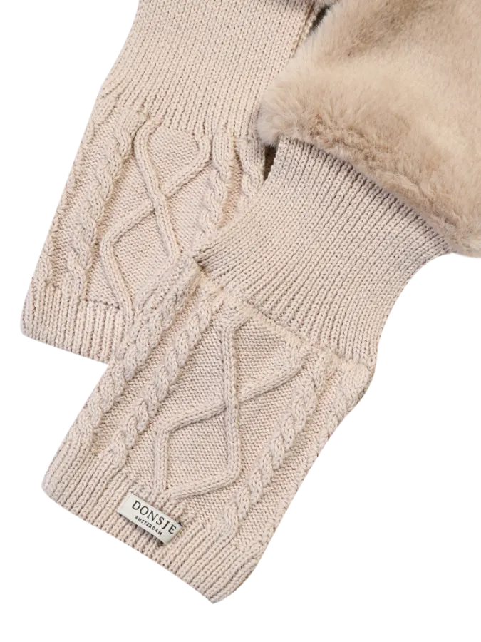 Donsje - szalik Ailssa Scarf Soft Sand Teddy Donsje - szalik Ailssa Scarf Soft Sand Teddy