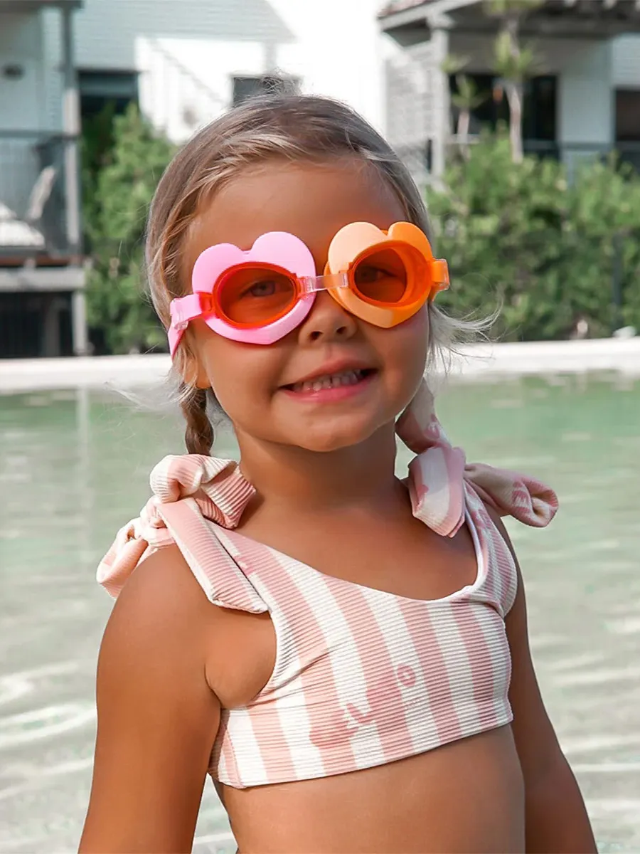 SUNNYLiFE - dziecięce okulary do pływania Poppy the Peach
