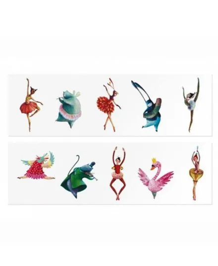 Londji - tatuaże zmywalne dla dzieci Baletnica Balerina Londji - tatuaże zmywalne dla dzieci Baletnica Balerina