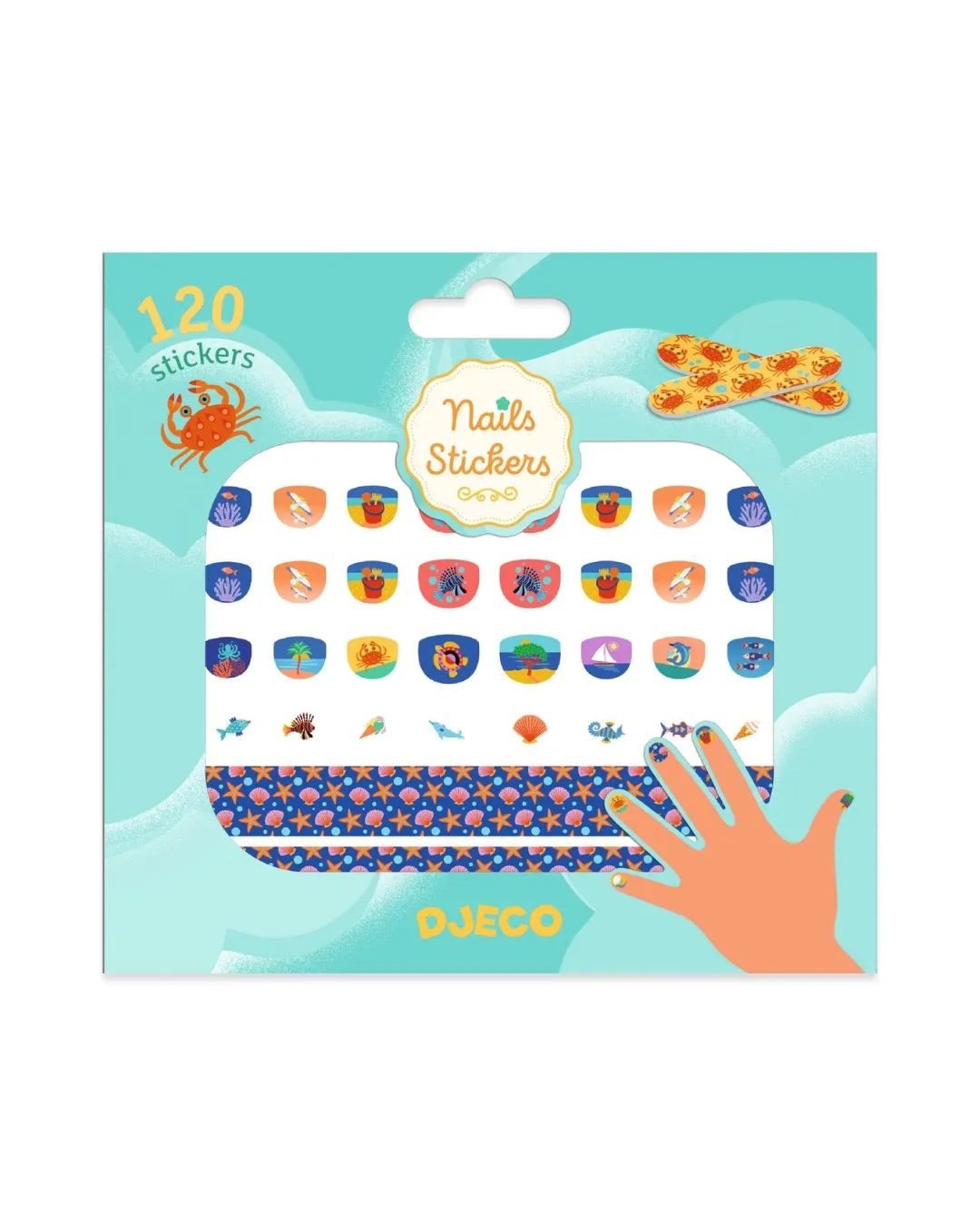 Djeco - naklejki na paznokcie dla dzieci wakacje Djeco - naklejki na paznokcie dla dzieci wakacje