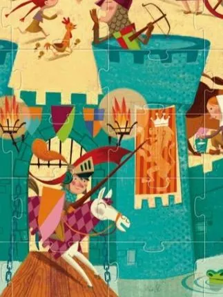 Londji - puzzle Go to Medieval Times 100 elementów