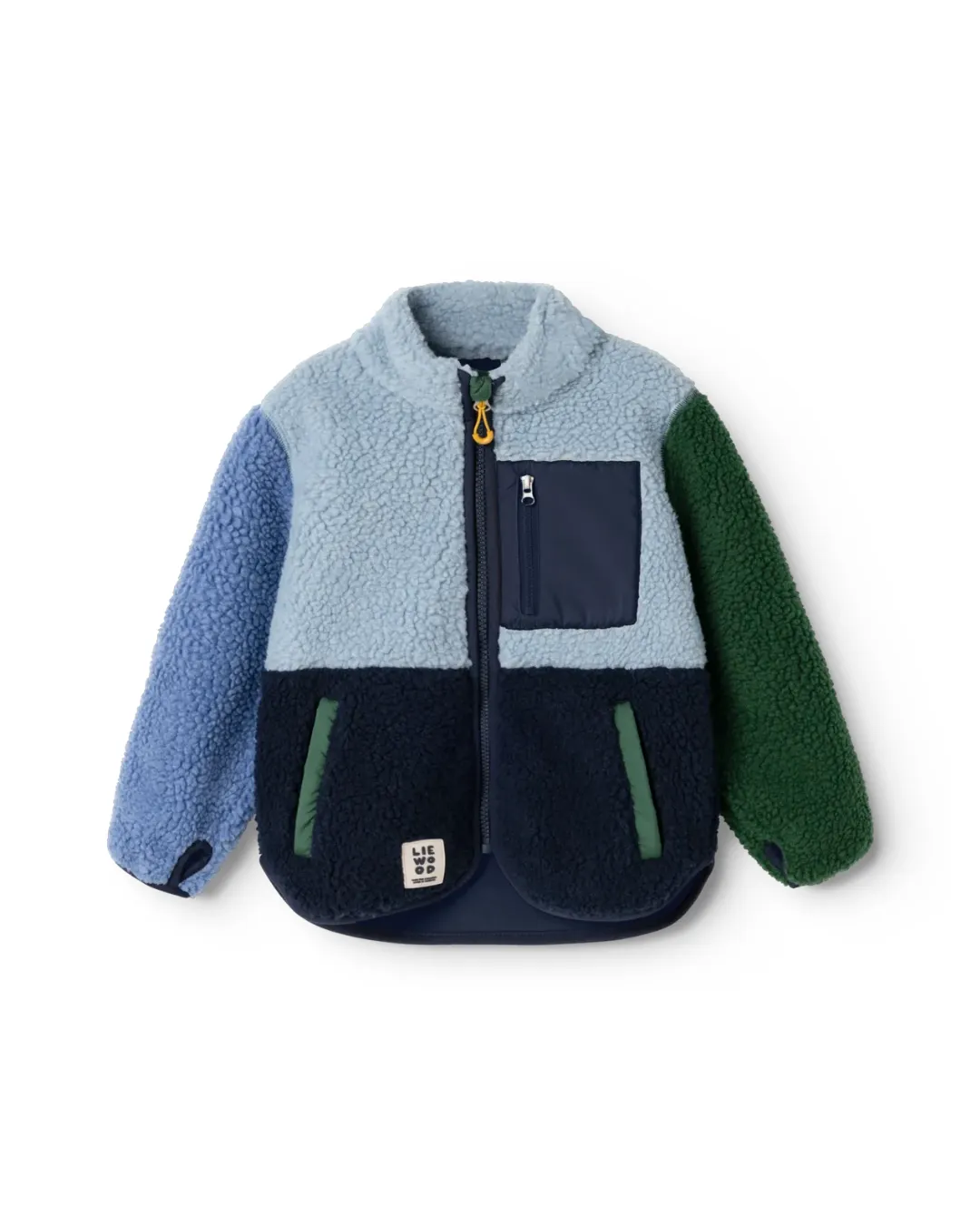 Liewood - kurtka polarowa Nolan Pile Classic navy multi mix