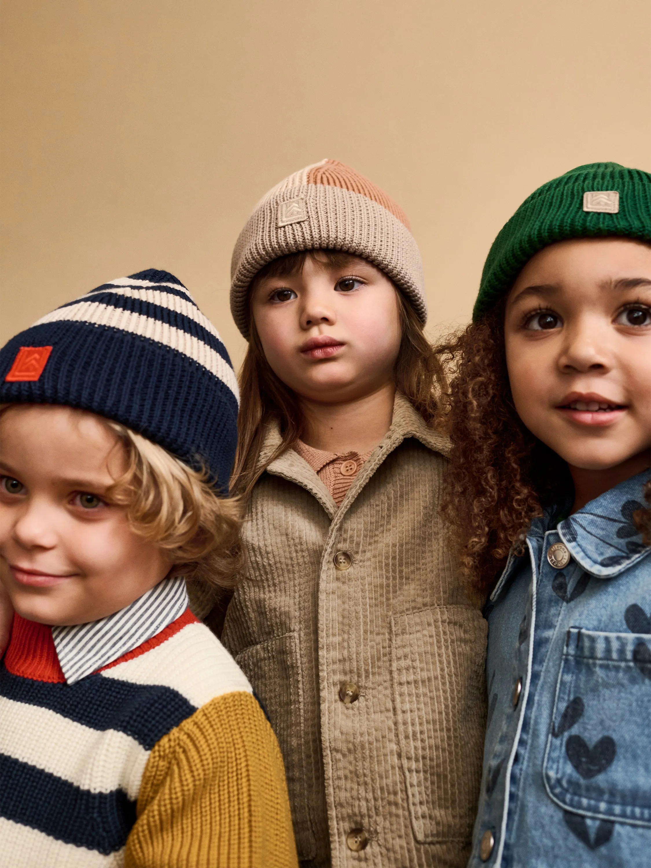 Liewood - czapka dziecięca Ezra Beanie Classic Navy / Sandy Stripe