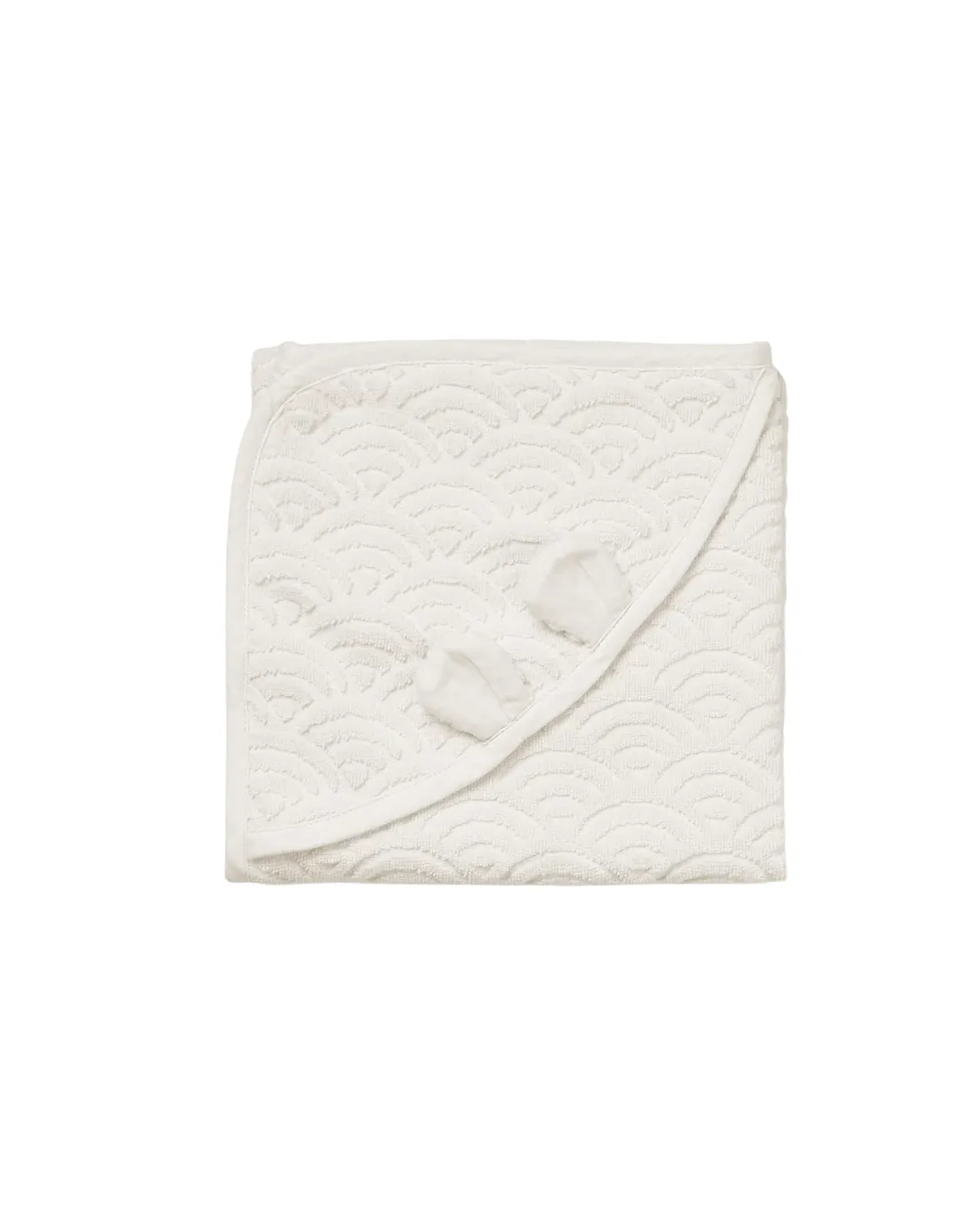 Cam Cam Copenhagen - ręcznik niemowlęcy z kapturem z uszkami Off-White Cam Cam Copenhagen - ręcznik niemowlęcy z kapturem z uszkami Off-White