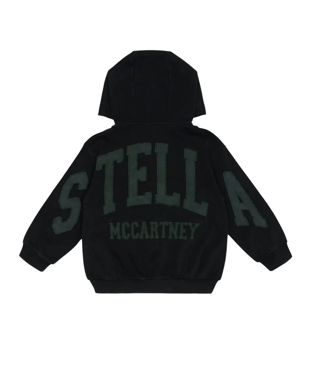 Bluza z kapturem z logo Stella McCartney czarna Bluza z kapturem z logo Stella McCartney czarna