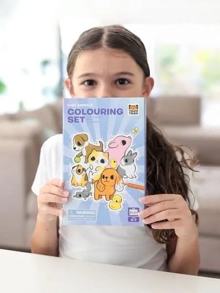 Tiger Tribe - zestaw kolorowanek Małe Zwierzątka