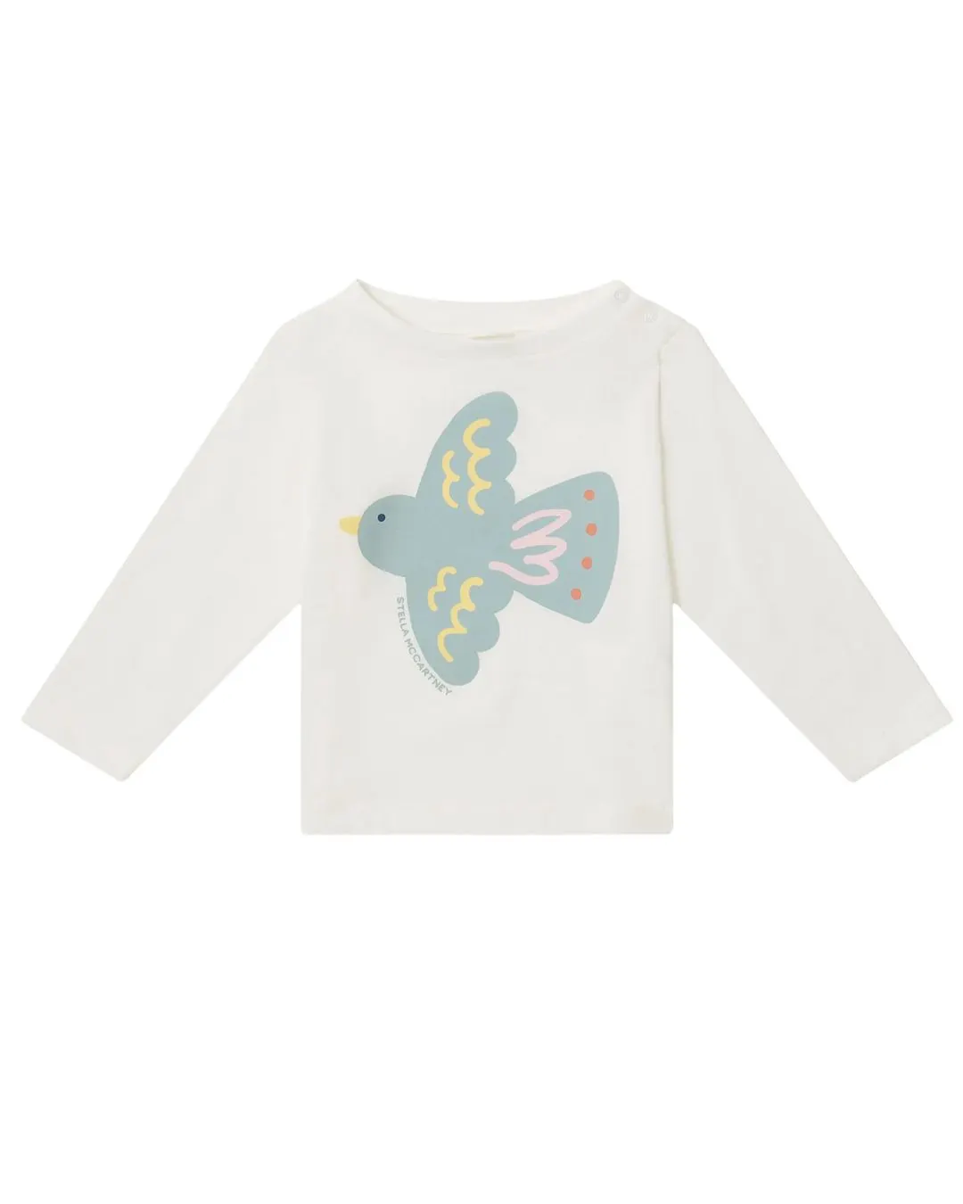 Stella McCartney - koszulka dziewczęca z długim rękawem Dove Graphic