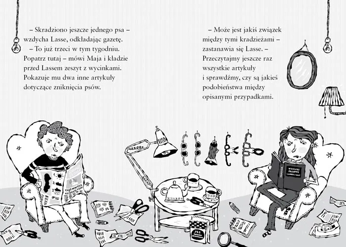 Wydawnictwo Zakamarki - Tajemnica kina, Biuro Detektywistyczne Lassego i Mai