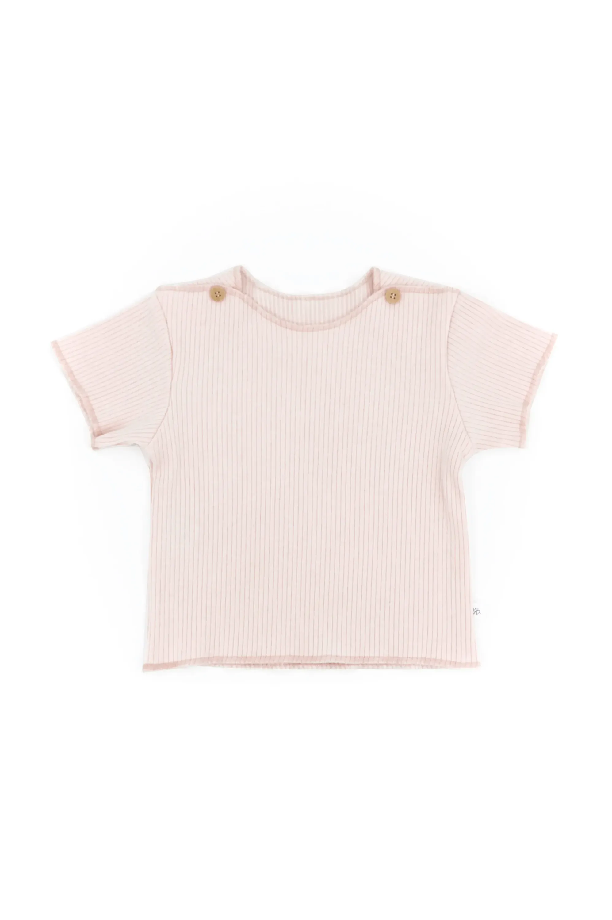 Bamboom - bambusowa koszulka niemowlęca z krótkim rękawem Pure różowa Bamboom - bambusowa koszulka niemowlęca z krótkim rękawem Pure różowa