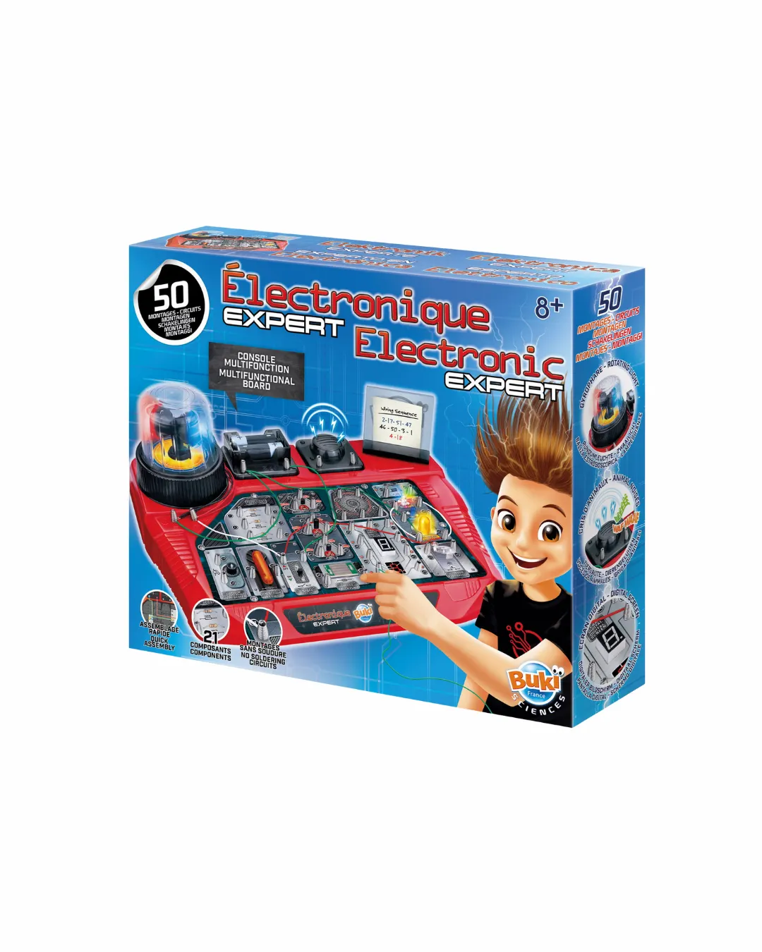 Buki - zestaw dla eksperta elektroniki 50 obwodów elektrycznych