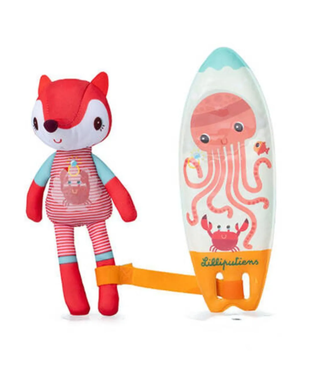 Lilliputiens - przytulanka do kąpieli dla dzieci surfer Lisiczka Alice Lilliputiens - przytulanka do kąpieli dla dzieci surfer Lisiczka Alice