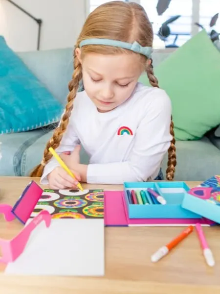 Tiger Tribe - zestaw kolorowanek 3D Tęczowe Sny Tiger Tribe - zestaw kolorowanek 3D Tęczowe Sny