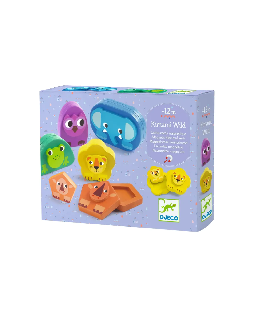 Djeco - drewniana magnetyczna układanka Natura Djeco - drewniana magnetyczna układanka Natura