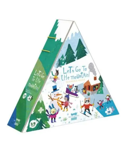 Londji - dwustronne puzzle dla dzieci Lato i Zima w górach Londji - dwustronne puzzle dla dzieci Lato i Zima w górach