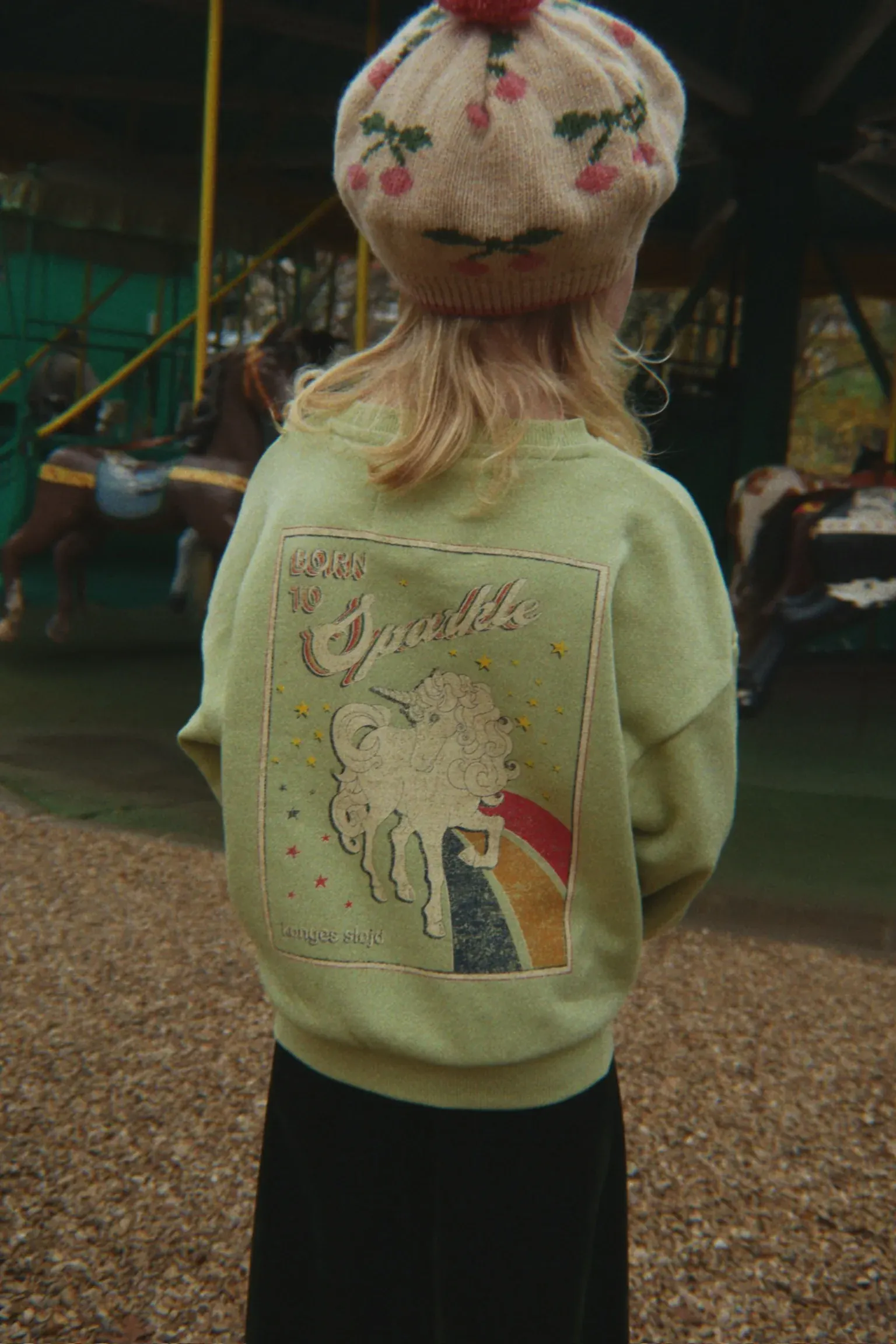 Konges Sløjd - bluza bawełniana Lou Sweatshirt Winter Pear