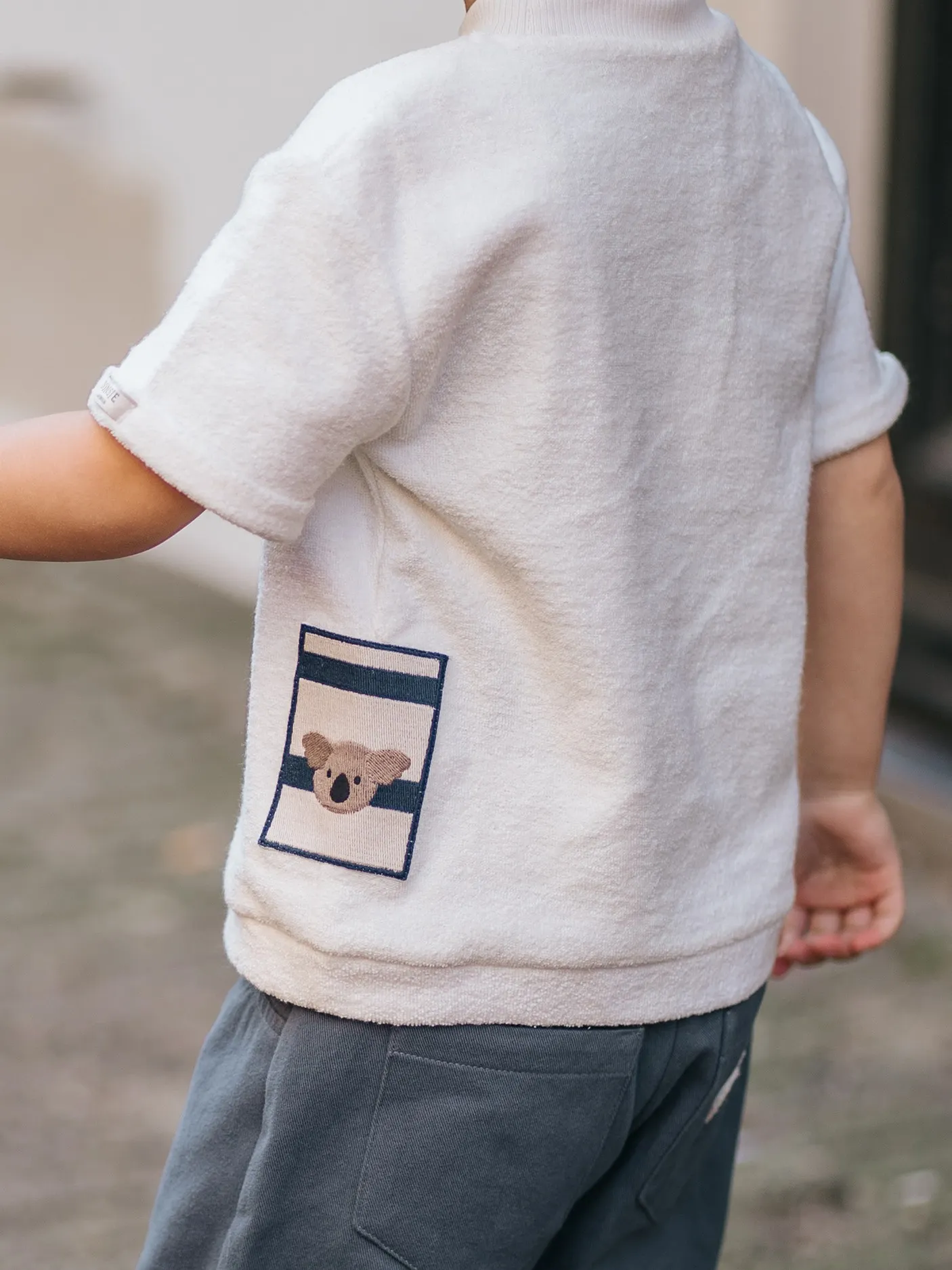 Donsje - t-shirt dziecięcy Thommy Koala Warm White