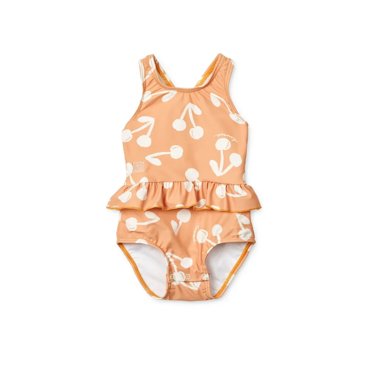 Liewood - kostium kąpielowy dla niemowląt Amina Baby cherry blossom light apricot
