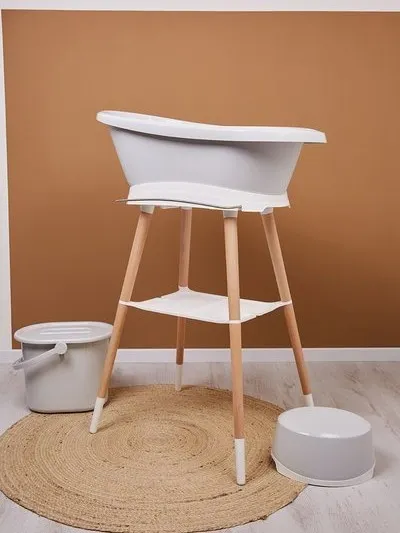 Bébé-jou - Wanienka Sense z czujnikiem temperatury Szara Bébé-jou - Wanienka Sense z czujnikiem temperatury Szara