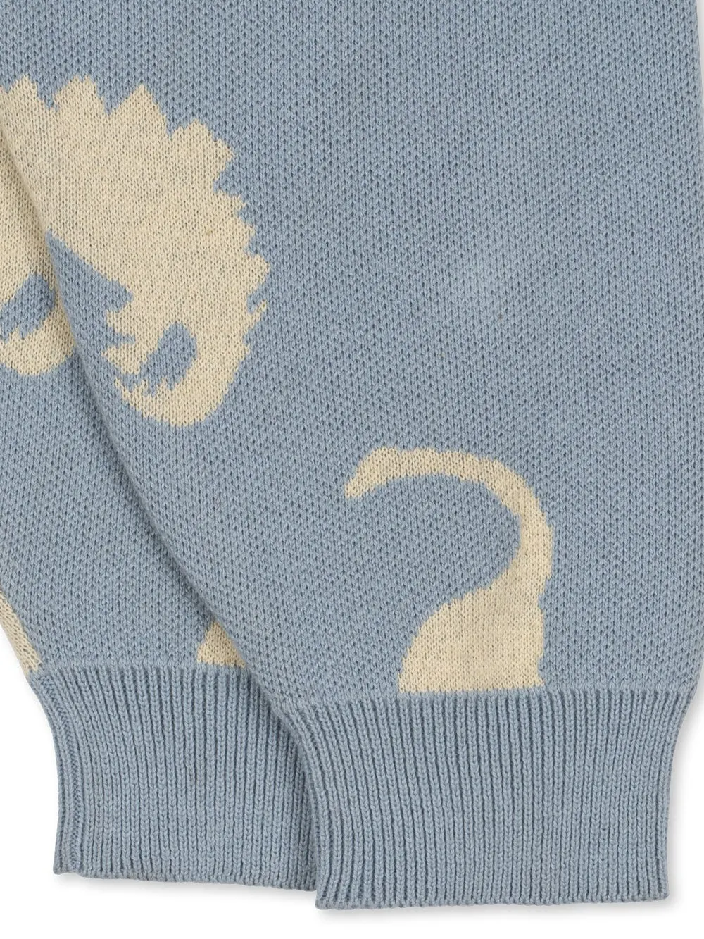 Konges Sløjd - spodnie Lapis Knit Dino Mist