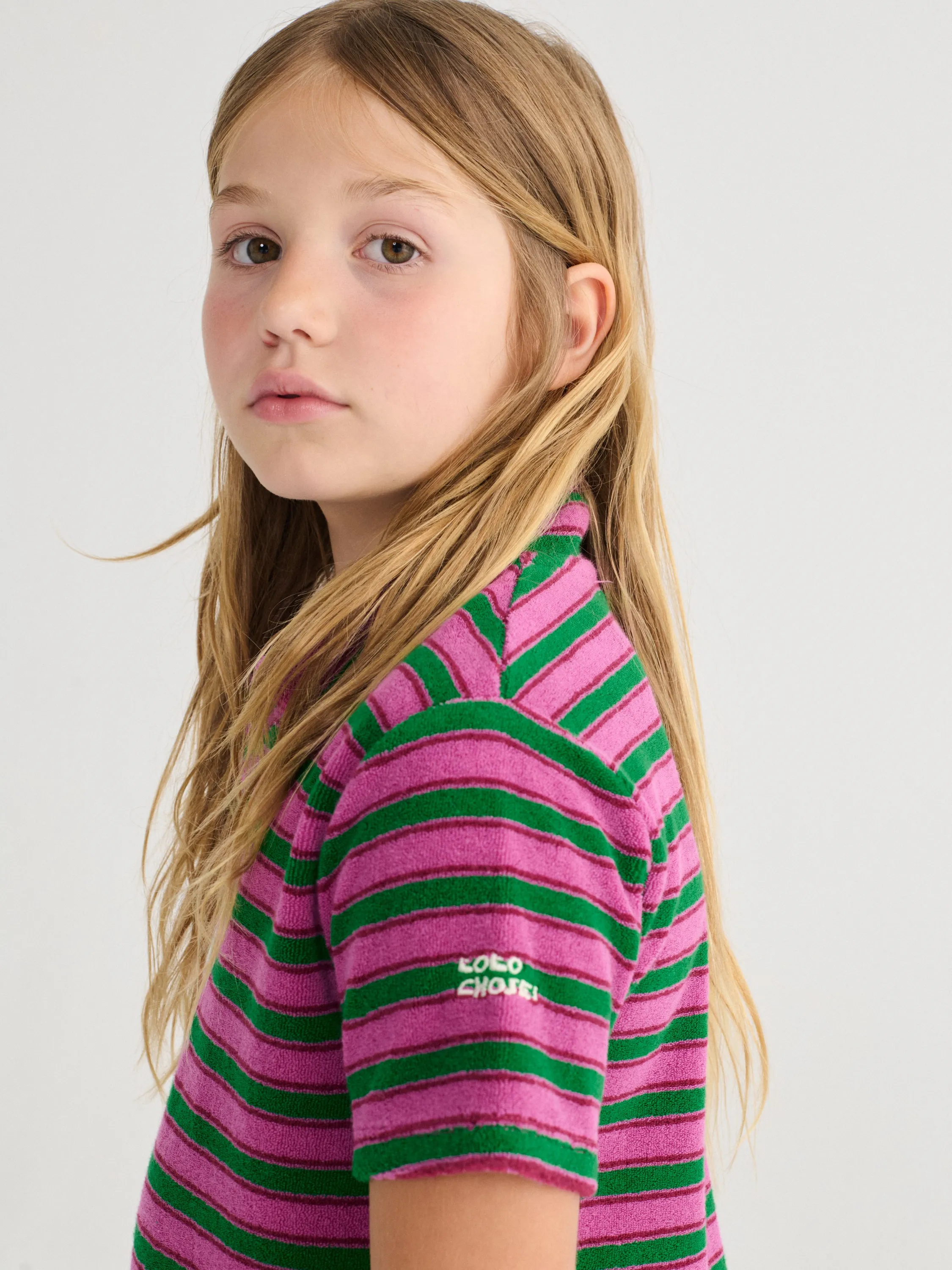 BOBO CHOSES - sukienka polo Striped Terry Cloth BOBO CHOSES - sukienka polo Striped Terry Cloth