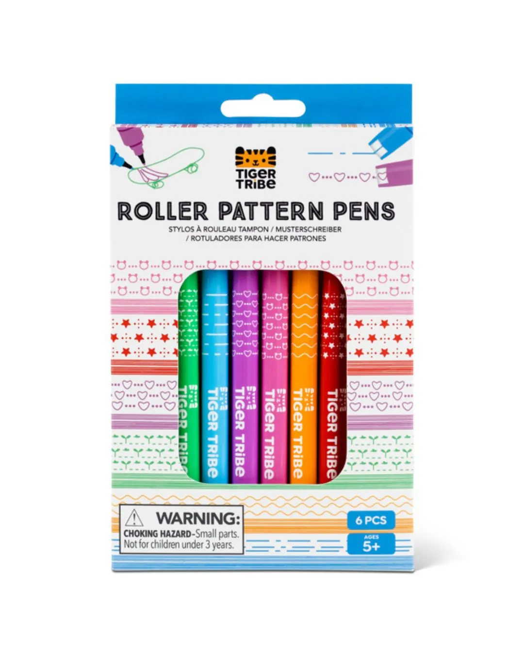 Tiger Tribe - dwustronne pisaki z pieczątkami Tiger Tribe - dwustronne pisaki z pieczątkami
