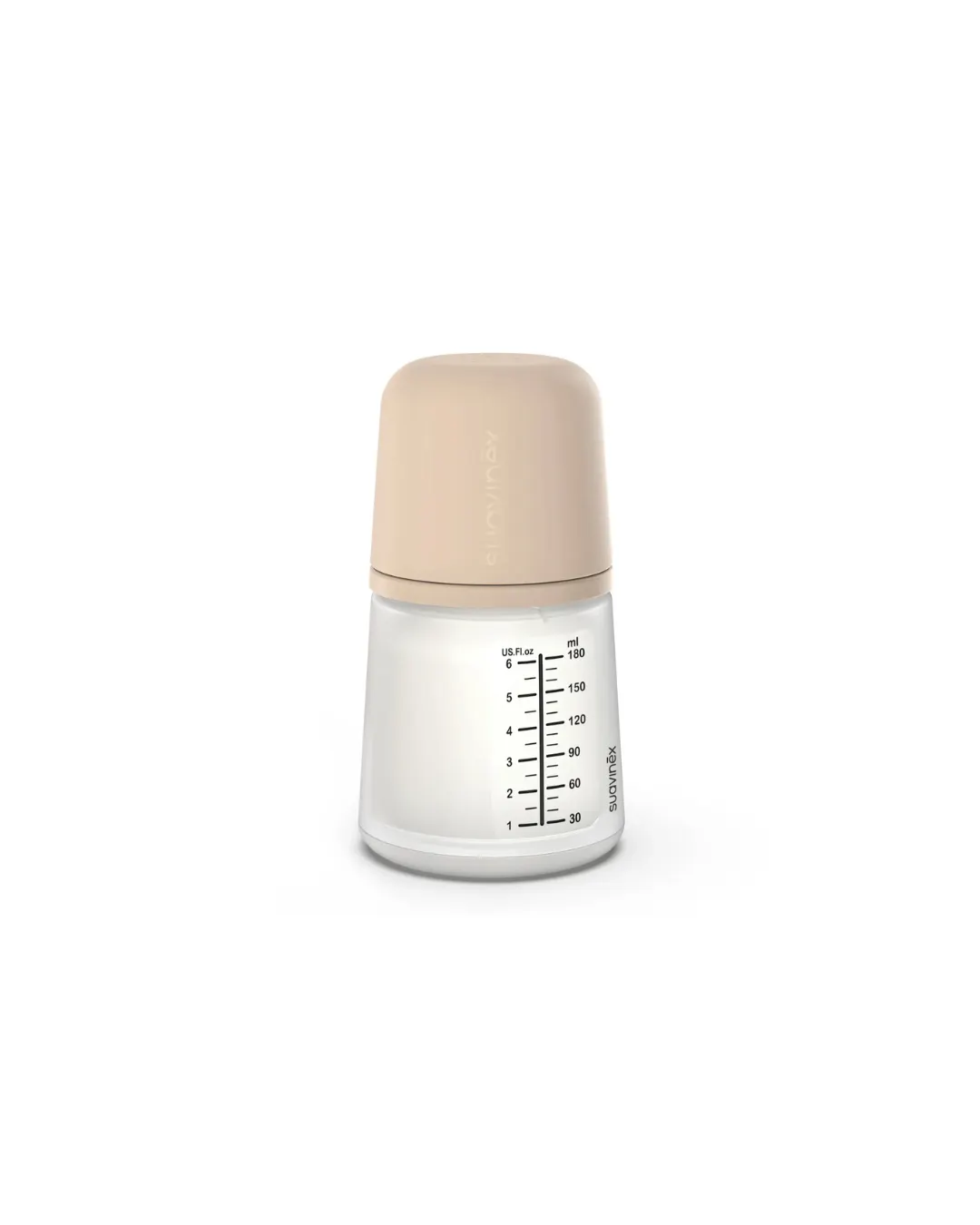 Suavinex - butelka o regulowanym przepływie z silikonowym smoczkiem Zero Zero 180 ml Light Suavinex - butelka o regulowanym przepływie z silikonowym smoczkiem Zero Zero 180 ml Light