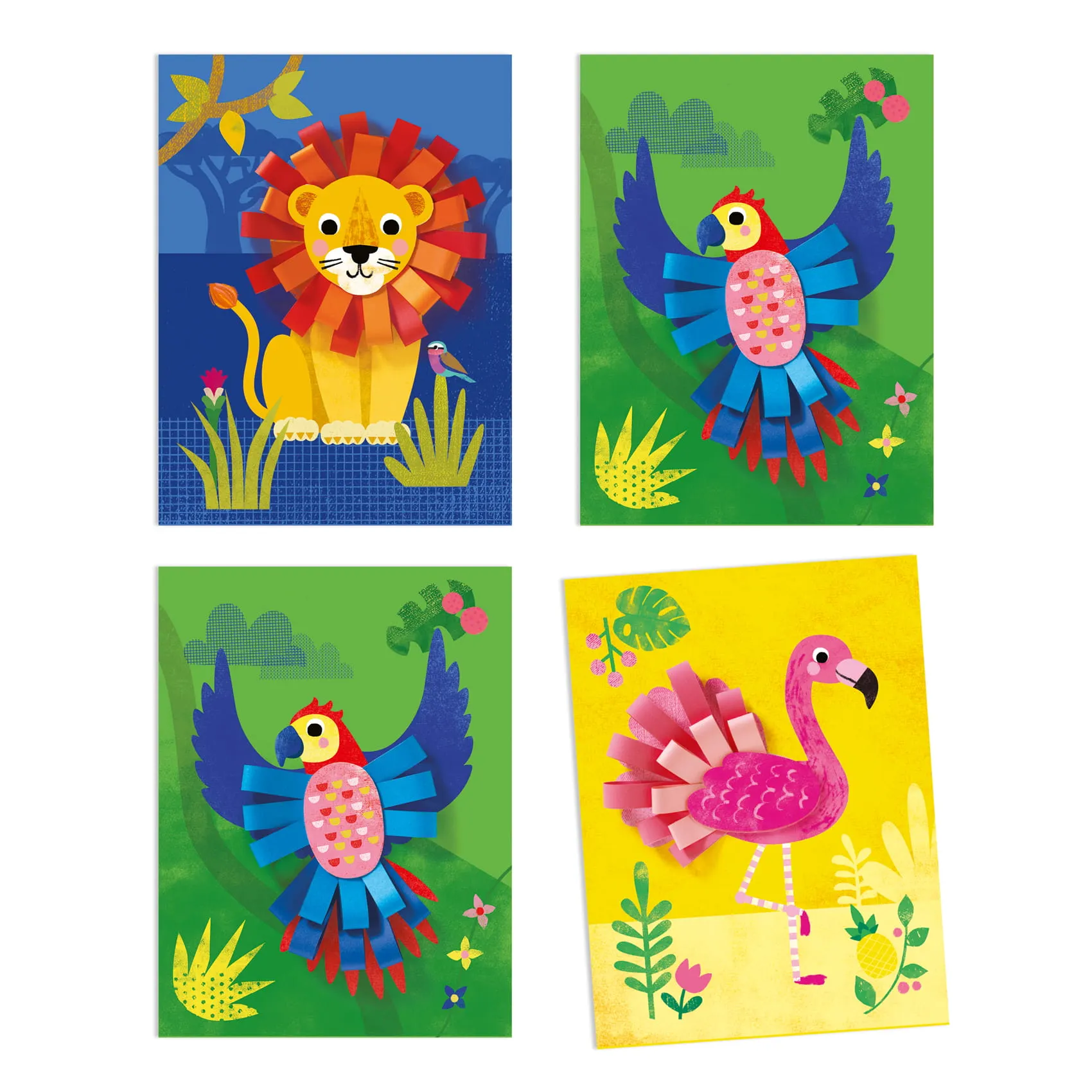 Djeco - zestaw artystyczny kolaże małe pętle Djeco - zestaw artystyczny kolaże małe pętle