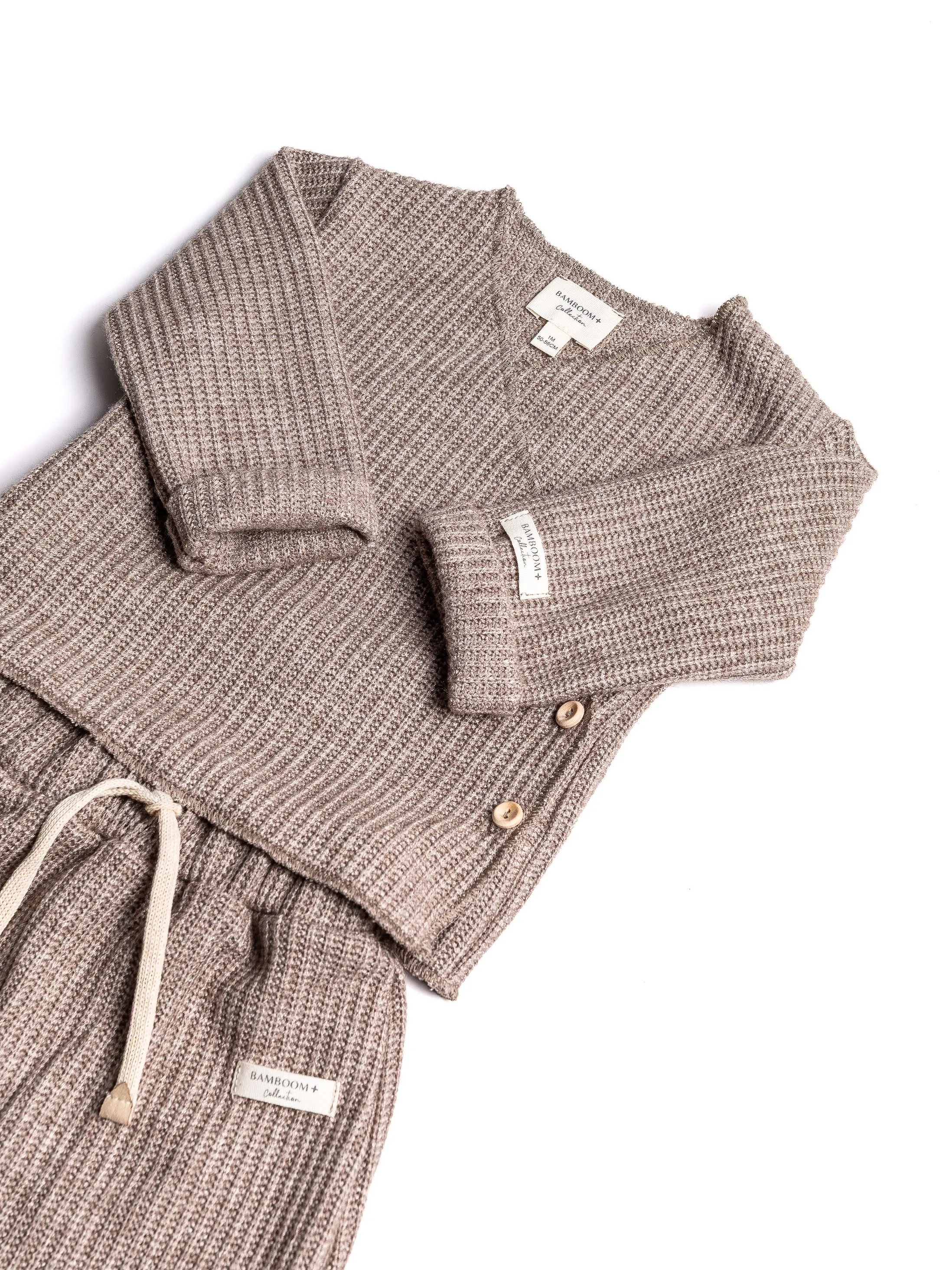Bamboom - dwuczęściowy komplet niemowlęcy Soft Brown Bamboom - dwuczęściowy komplet niemowlęcy Soft Brown