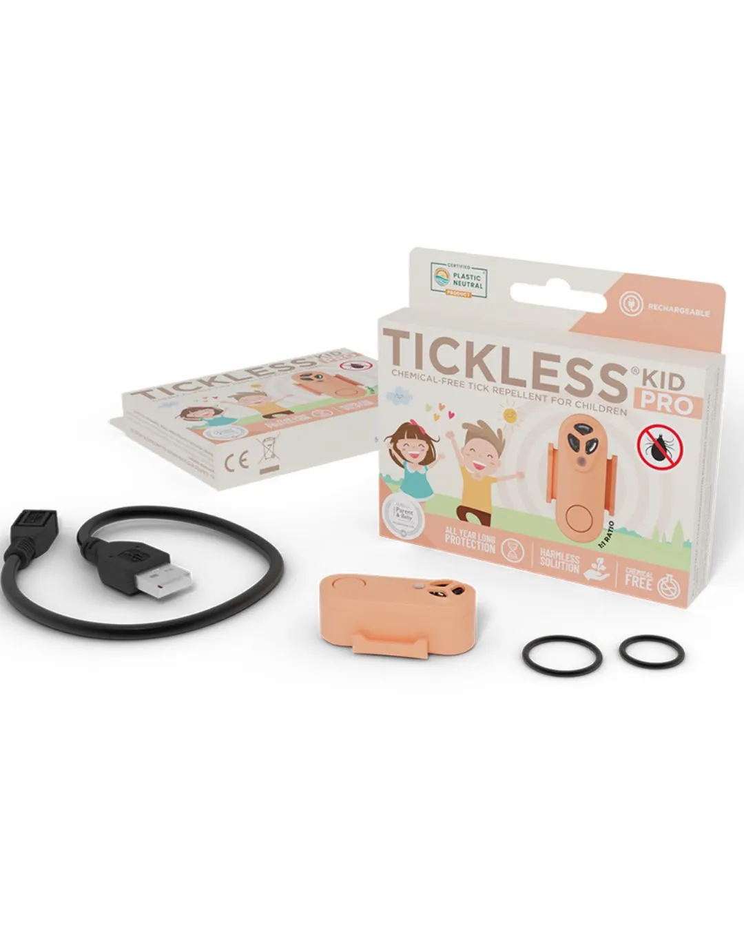 Tickless - Tickless Kid PRO Hot Peach Tickless - Tickless Kid PRO Hot Peach