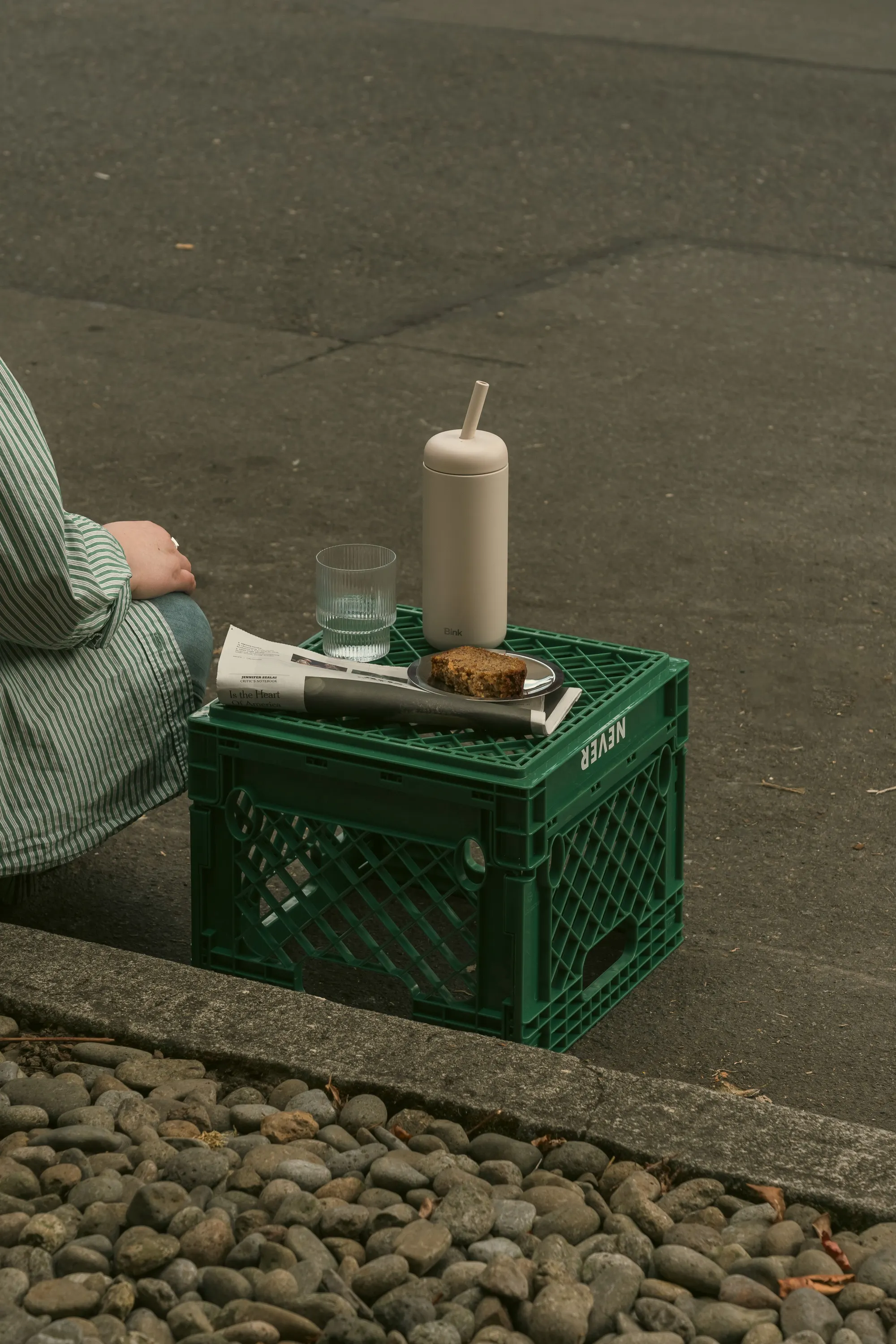 Bink - termos - kubek termiczny Straw Tumbler 500 ml Stone Bink - termos - kubek termiczny Straw Tumbler 500 ml Stone