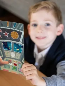 Tiger Tribe - zestaw artystyczny z folią Przygody w Kosmosie