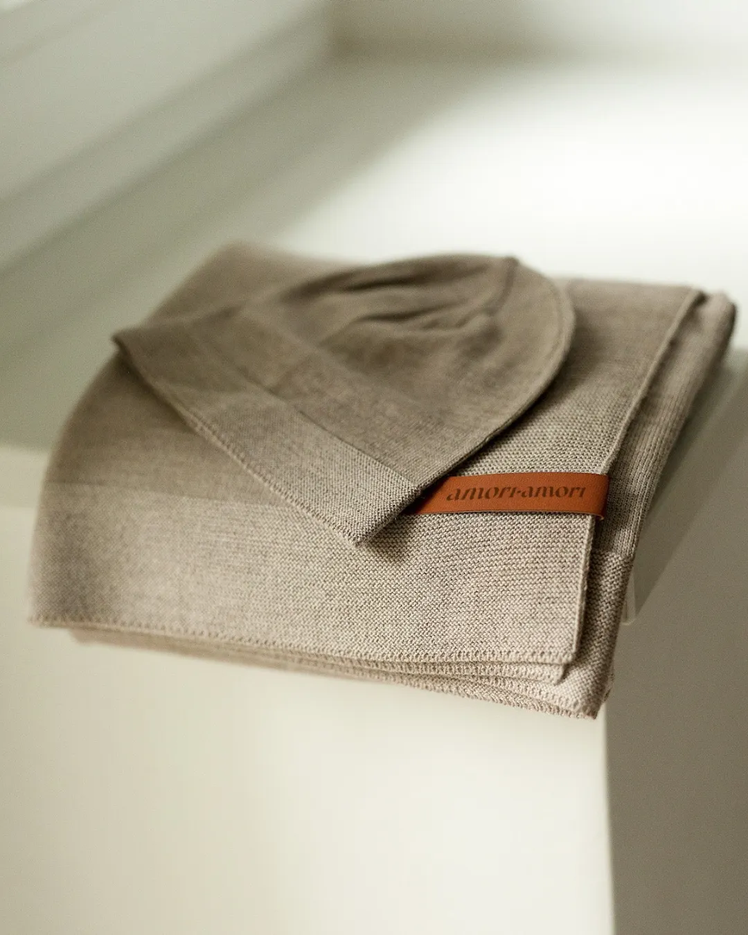 Amori amori - zestaw merino Cozy Delikatny Brąz
