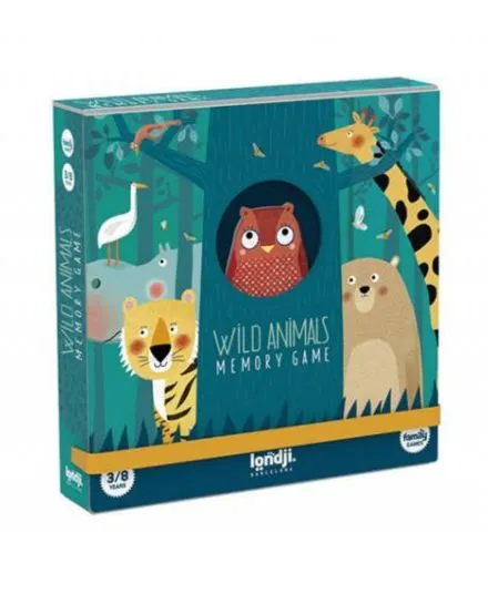 Londji - gra pamięciowa memo Dzikie Zwierzęta