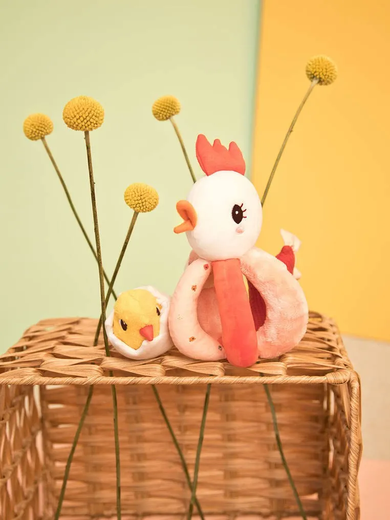 Lilliputiens - grzechotka zabawka Kokoszka Paulette 