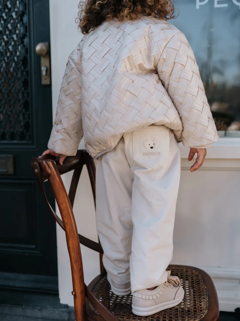 Donsje - spodnie dziecięce Santy Trousers Golden Retriever Birch