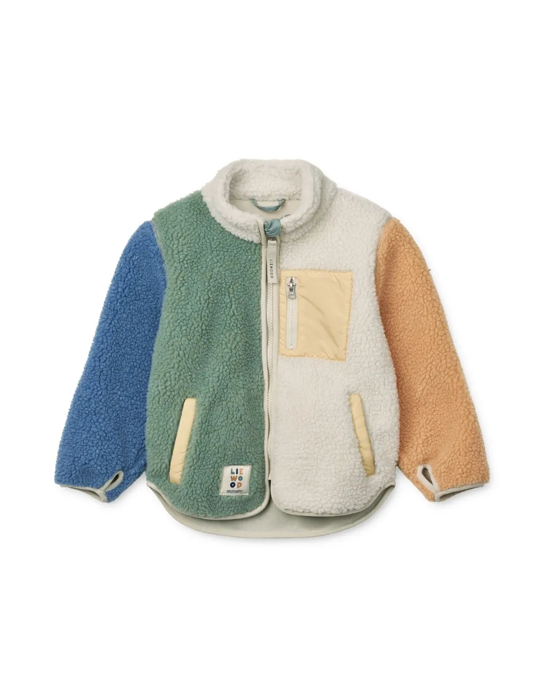 Liewood - kurtka dziecięca Nolan Pile Jacket Peppermint multi mix Liewood - kurtka dziecięca Nolan Pile Jacket Peppermint multi mix