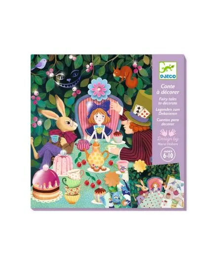 Djeco - zestaw artystyczny 4 w 1 Kraina Czarów